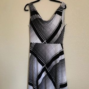 WHBM geometric print dress